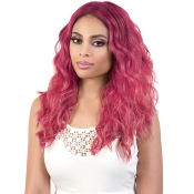 Motown Tress Lace Front Wig Neon Color Deep Part LDPNeon3