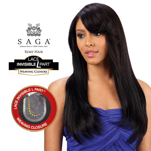 Milky Way Saga Remy Human Hair Weave Lace Invisible L Part Weaving Milky Way Saga Remy Human Hair Weave Lace Invisible L Part Weaving Closure Samsbeauty