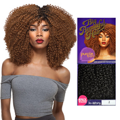 Milky Way Que Human Hair Blend Weave Malaysian Ironed Texture Outre Human Hair Blend Weave Premium Purple Pack 1 Solution Beautiful 3cwhirly