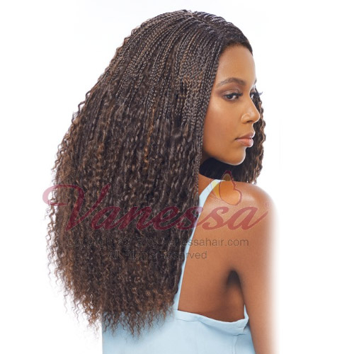 Vanessa Synthetic Hair Lace Front Wig Crochet Braid Top C Side Part ...