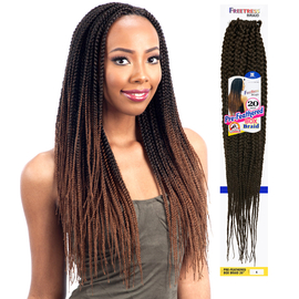 Freetress Synthetic Hair Crochet Braids 2x Pre Feathered Box Braid Hair Color Shown 30 T30 Samsbeauty