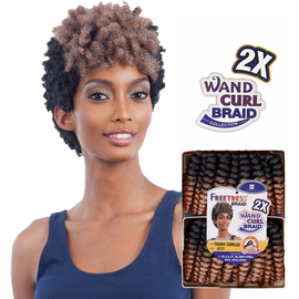 Freetress Synthetic Hair Crochet Braids 2x Y Wand Curl S Hair Color Shown Ot27 Samsbeauty
