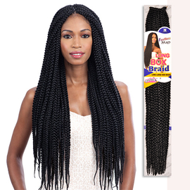 Freetress Synthetic Hair Crochet Braids Long Large Box Braid 24 Freetress Synthetic Hair Crochet Braids Long Large Box Braid 24