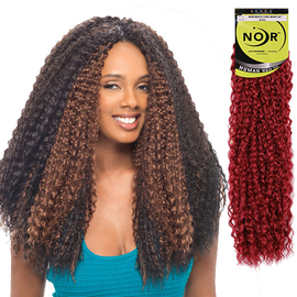 Janet Collection Synthetic Kanekalon Braids Noir Beach Curl Braid 20 Janet Collection Synthetic Kanekalon Braids Noir Beach Curl Braid 20
