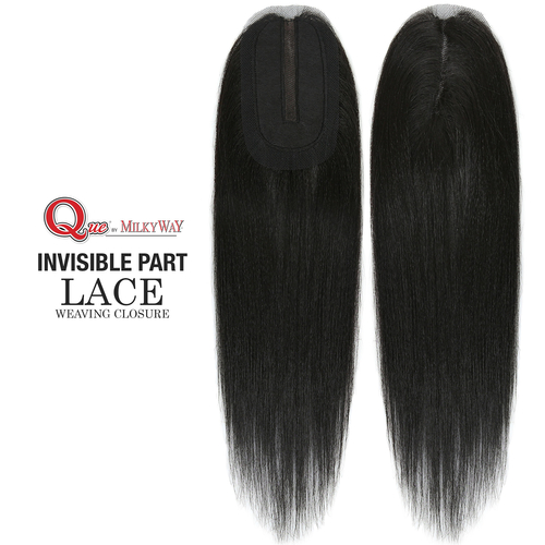 Milky Way Que Human Hair Blend Weave Invisible Part Lace Weaving Milky Way Que Human Hair Blend Weave Invisible Part Lace Weaving Closure Straight