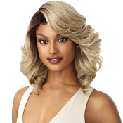 Outre Synthetic Hair Lace Front Wig 5 Swiss Lace L Part Brandi