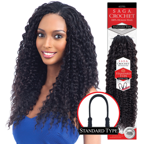 Saga Human Hair Crochet Braids Standard Type Super Curl Samsbeauty Saga Human Hair Crochet Braids Standard Type Super Curl