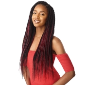 Outre Synthetic Hair Crochet Braids XPression Braid Natural Tips Medium Senegal Twist 20