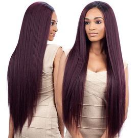 Milky Way Que Human Hair Blend Weave Malaysian Ironed Texture Milky Way Que Human Hair Blend Weave Malaysian Ironed Texture Natural Straight 22