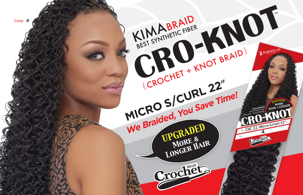 Harlem125 Synthetic Hair Braids Kima Braid Micro S Curl 22 Samsbeauty