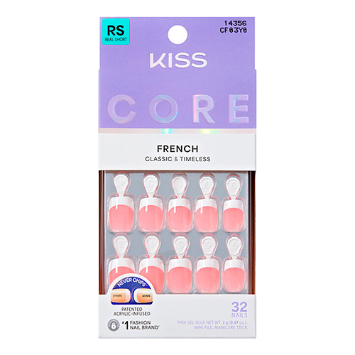 KISS CORE - French Classic & Timeless - 32 Nails - RS - Staycation #CF03Y0