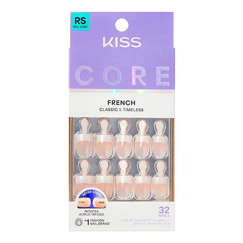 KISS CORE - French Classic & Timeless - 32 Nails - RS - I Wish #CF17