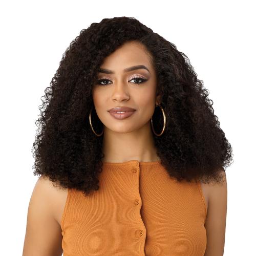 Outre Unprocessed Human Hair Half Wig EverRoot HH-Deep Curl  display picture 1