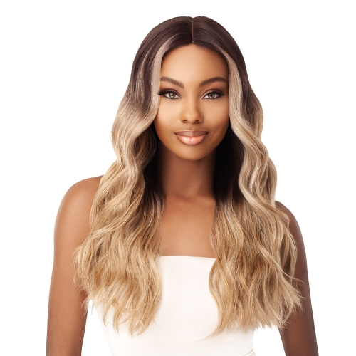 Outre Synthetic Hair Lace Front Wig Swiss Lace I Part Stevie  display picture 3