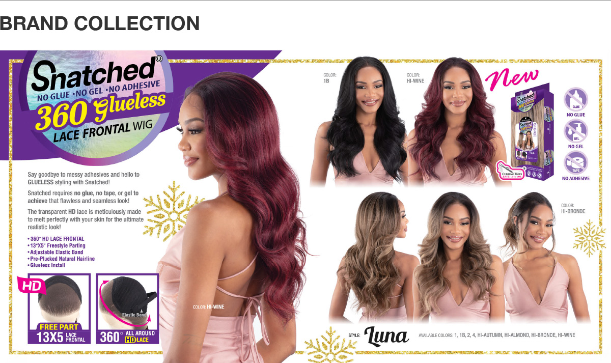 Shake-N-Go HD Lace Frontal Wig Snatched 360 Glueless 13X5 Luna