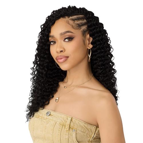 Outre Human Hair Crochet Braids X-Pression Feather Crochet Deep 18