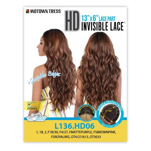 Motown Tress HD Lace Front Wig 13X6 Lace Part L136.HD06  display picture 3