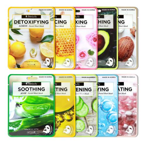LK Ideal Night Mask 5包セット（25回分） Nicka K New York Facial Sheet Mask - SamsBeauty