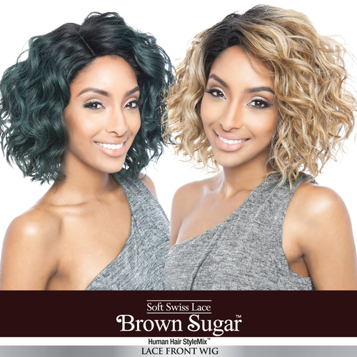 ISIS Human Hair Blend Wig Brown Sugar BS120 - SamsBeauty display picture 2