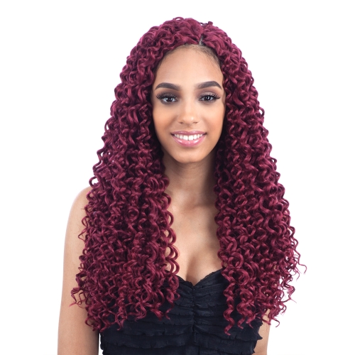 FreeTress Synthetic Hair Crochet Braids Beach Curl 18