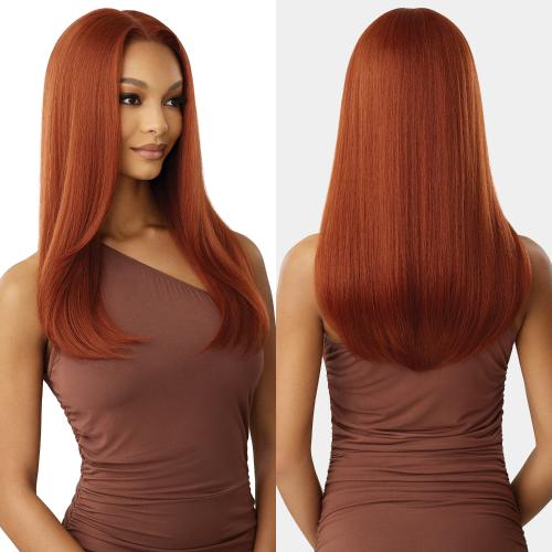 Outre Human Hair Blend Glueless HD 5X5 Lace Front Closure Wig HHB
