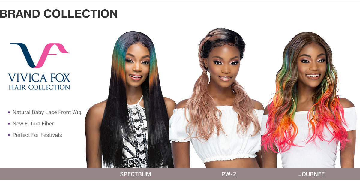 Vivica Fox Lace Front Wig Swiss Natural Baby Hair Spectrum 