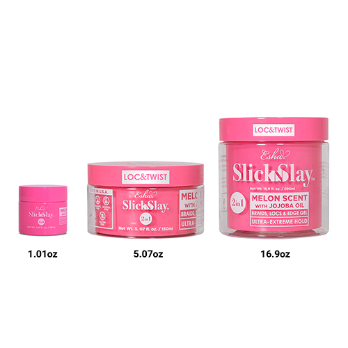 モードエジャスティング エンザイミングジェル 90g 2本セット Esha Slick Slay 2 in 1 Braid & Edge Gel Ultra-Extreme Hold Melon