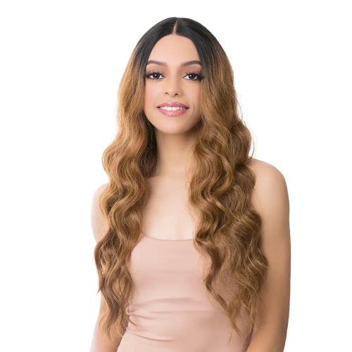 Wig fullcap long ponytail wig romance curl lace Lace Front Wig, Pre-styled Ponytail Bun, Wig With Bangs  main image 4