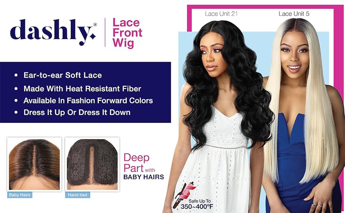 NWT! SENSATIONNEL - DASHLY LACE UNIT 13 Sensationnel Dashly Synthetic Hair Wig - UNIT 13 --/WIGTYPES  main image 3