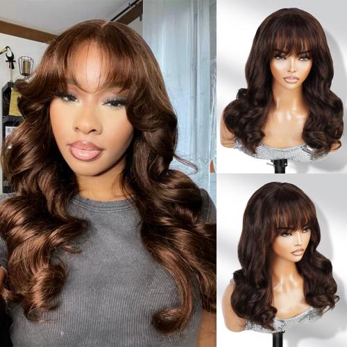 13x6 Body Wave Lace Front Wig Human Hair Pre-Plucked Glueless Full Wig 22 Inch Loose Deep Wave Glueless Wigs 13x6 Lace Front Wig 40 Inch HD  main image 4