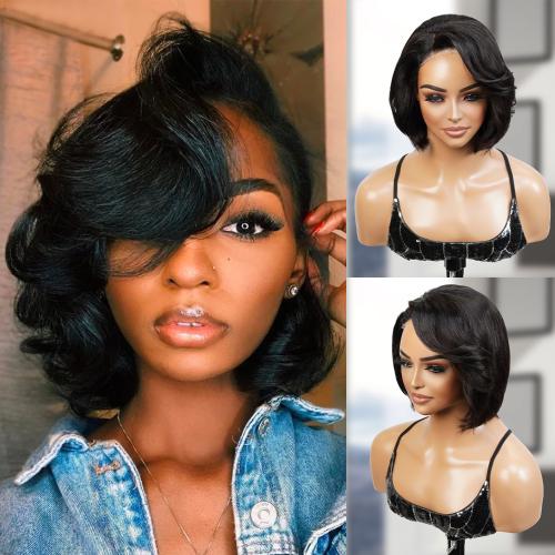 100% Human Hair Wear and Go Pre Cut Pre Plucked Glueless 5x5  display picture 1