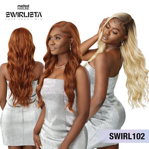 Outre HD Lace Front Wig Melted Hairline Glueless Swirlista Swirl