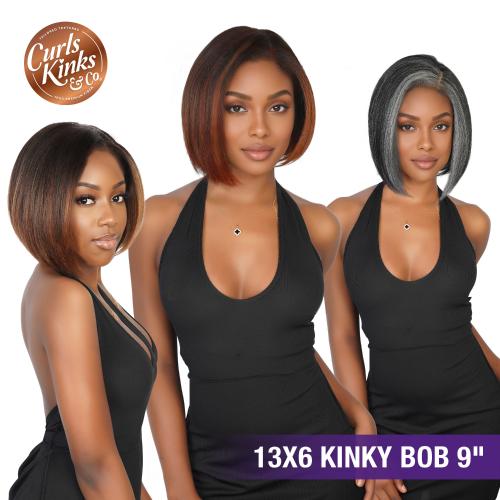 13X6 kinky bob color selection