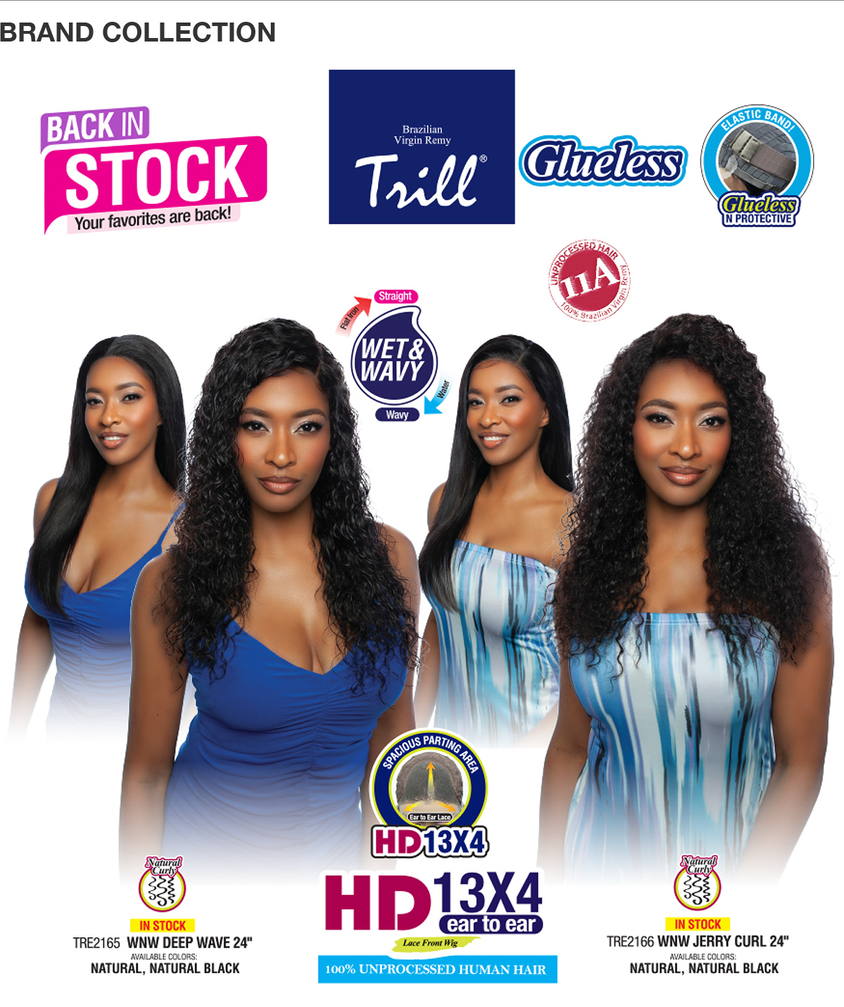 Mane Concept Trill Unprocessed Human Hair HD Lace Front Wig 