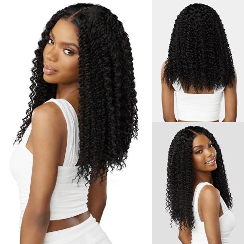 Sensationnel Human Hair Blend HD Lace Front Wig Glueless  display picture 1