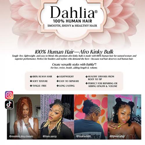 Shake-N-Go Virgin Human Hair Braids Dahlia Afro Kinky Bulk 16