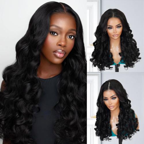 100% real human hair wig Full Lace Human Hair Wigs main image 3