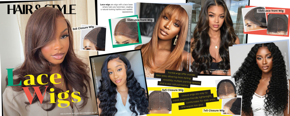 100% Human Hair Wig Long Straight Layered Lightweight Comfortable Luxurious 100% Raw Human Hair Wig: 13x4 HD Lace... From  main image 2