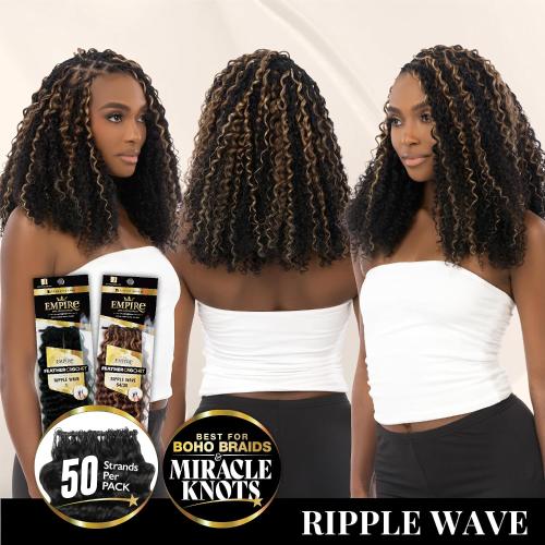 【極美品✨】ENFOLD エンフォルド WAVE HAIR PIN Sensationnel Human Hair Crochet Braids Empire Feather Crochet