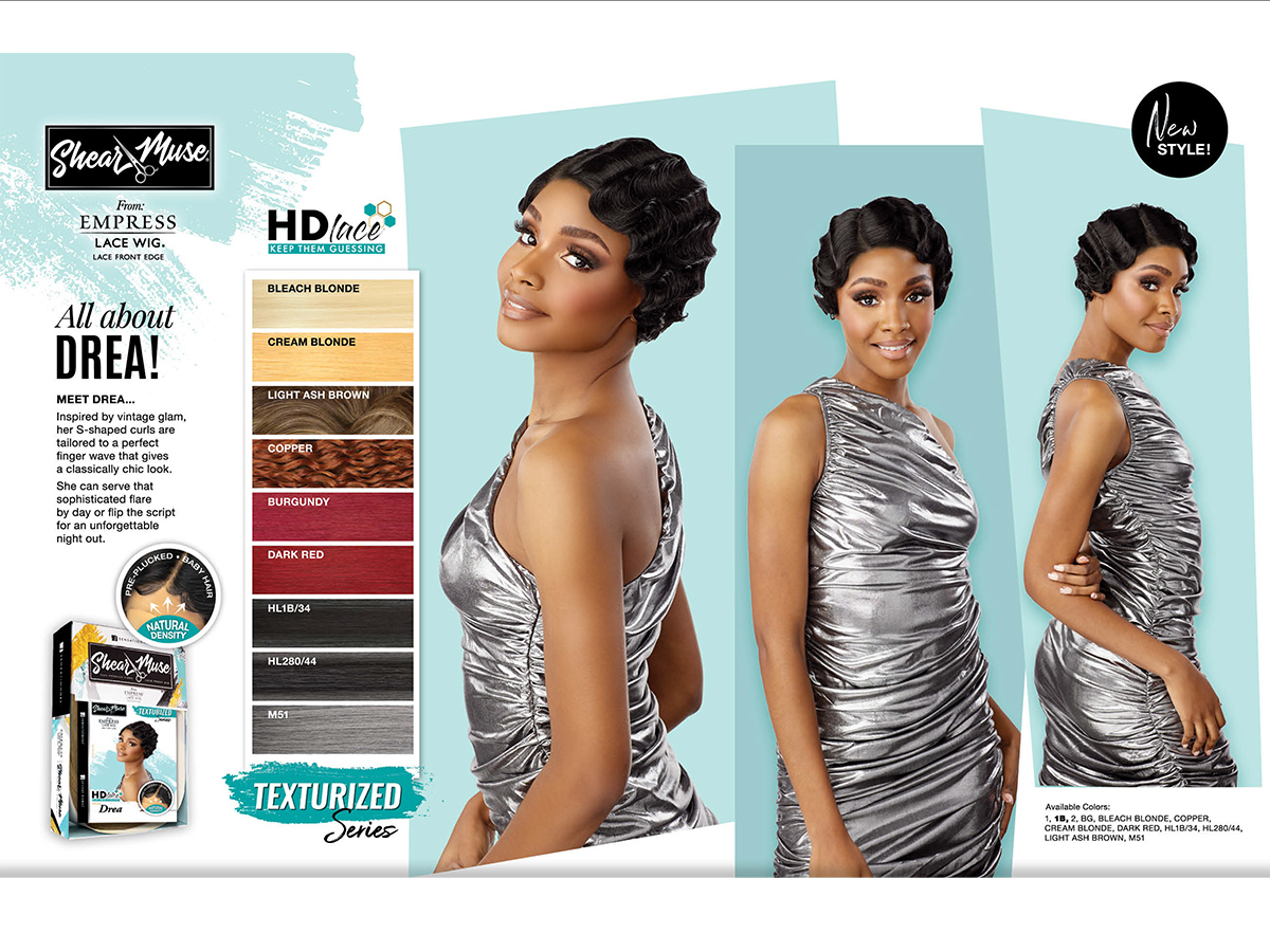 Sensationnel HD Lace Front Wig Empress Edge Shear Muse Drea