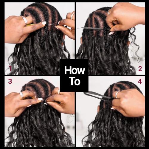 Janet Collection Human Hair Crochet Braids Feather Crochet  display picture 2