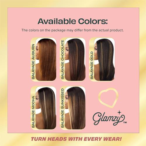 【7点セット】HAIR COUTURE 少女時代 Sensationnel HD Lace Crown Wig Glamzy Glueless Hand-Tied Zoeey