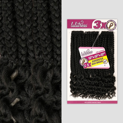 Sensationnel Crochet braids Lulutress 3X Pre-Looped Goddess Box