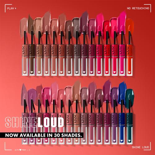 NYX Shine Loud High Shine Lip Color 0.11oz/ 3.4ml - SamsBeauty