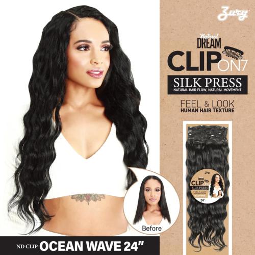 Royal Zury Weave Natural Dream Clip On 7Pcs Ocean Wave 24