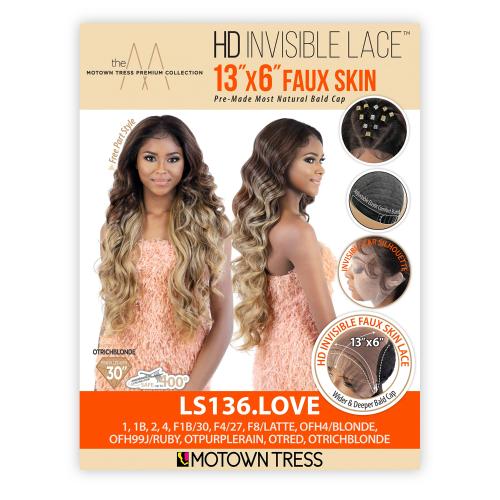 Motown Tress HD Lace Front Wig 13X6 Invisible Lace Faux Skin  display picture 1
