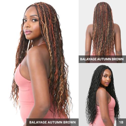 Nutique HD Braided Lace Front Wig Glueless Illuze 4X4 Lace Boho