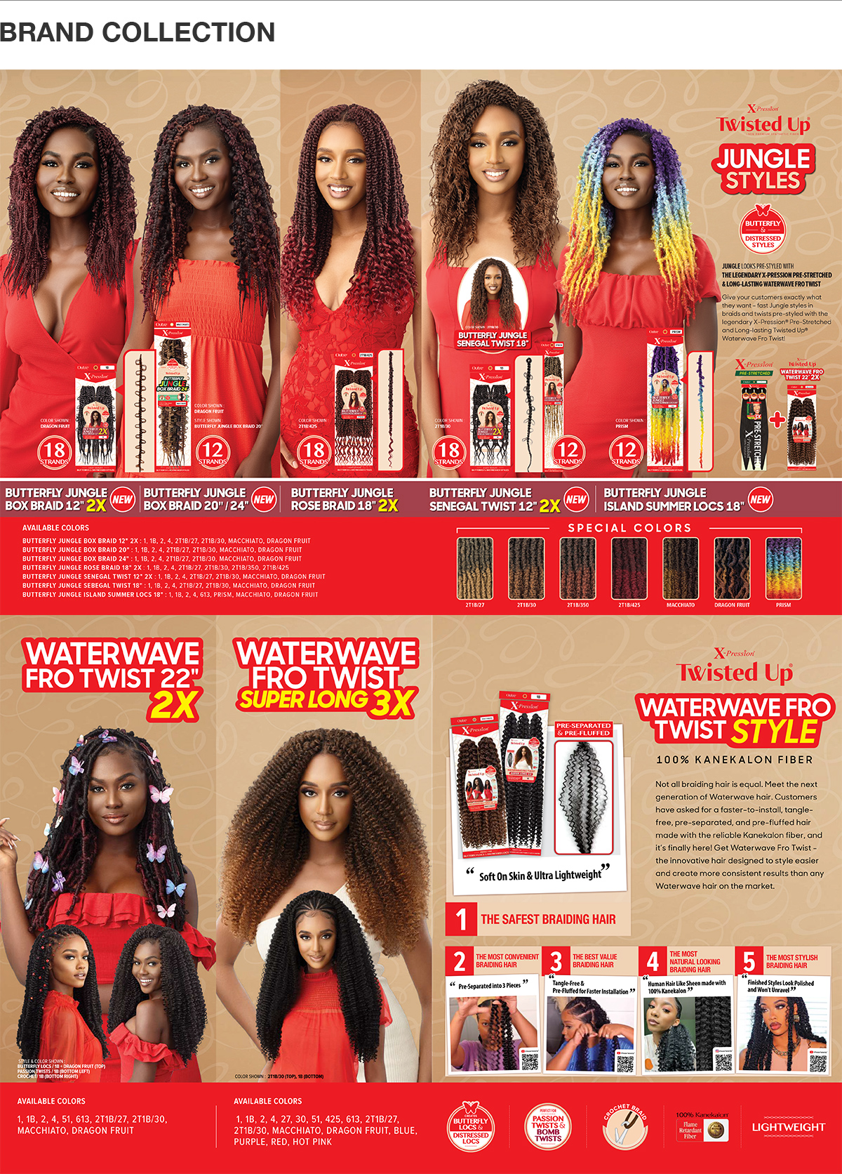 Outre Crochet Braids X-Pression Twisted Up 3X Waterwave Fro Twist