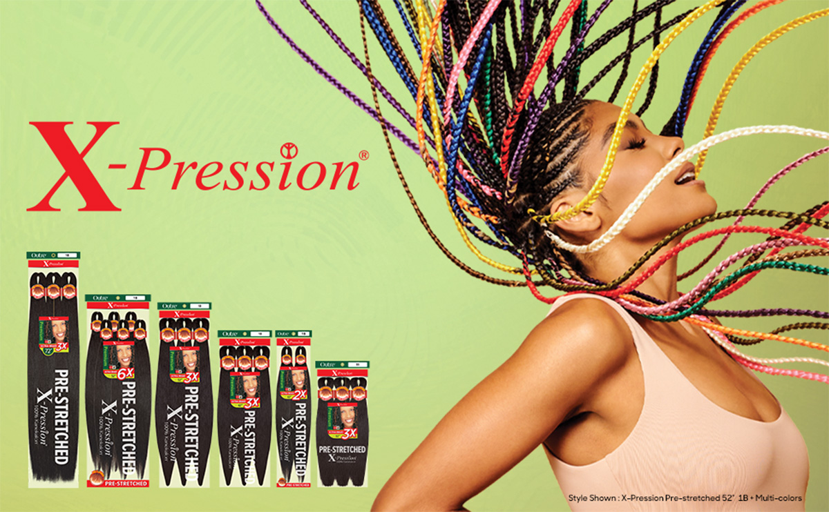 BOX DEAL Outre Braids X-Pression Kanekalon 3X Pre Stretched Braid