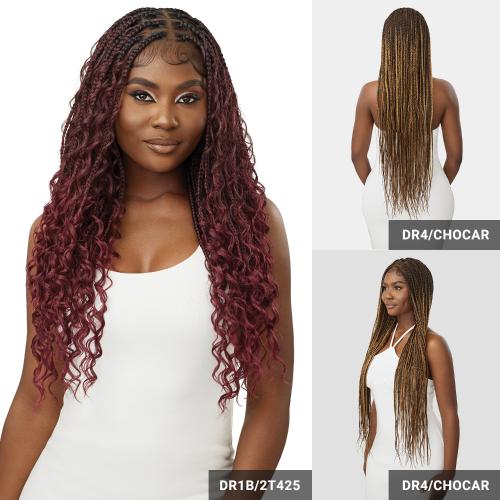 Outre HD Braided Whole Lace Wig Glueless Knotless Box Braids  display picture 3